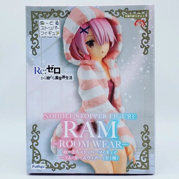 Re:Zero Ram Pajamas Hoodie Noodle Stopper Figure - Picture 1 of 4